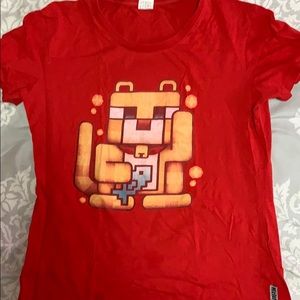 Tops | Minecraft Lucky Cat Shirt | Poshmark